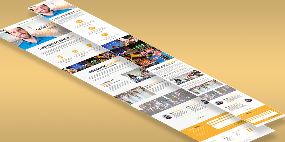 Logodesign für Schulprojekt Landtagswahlen NRW 2017